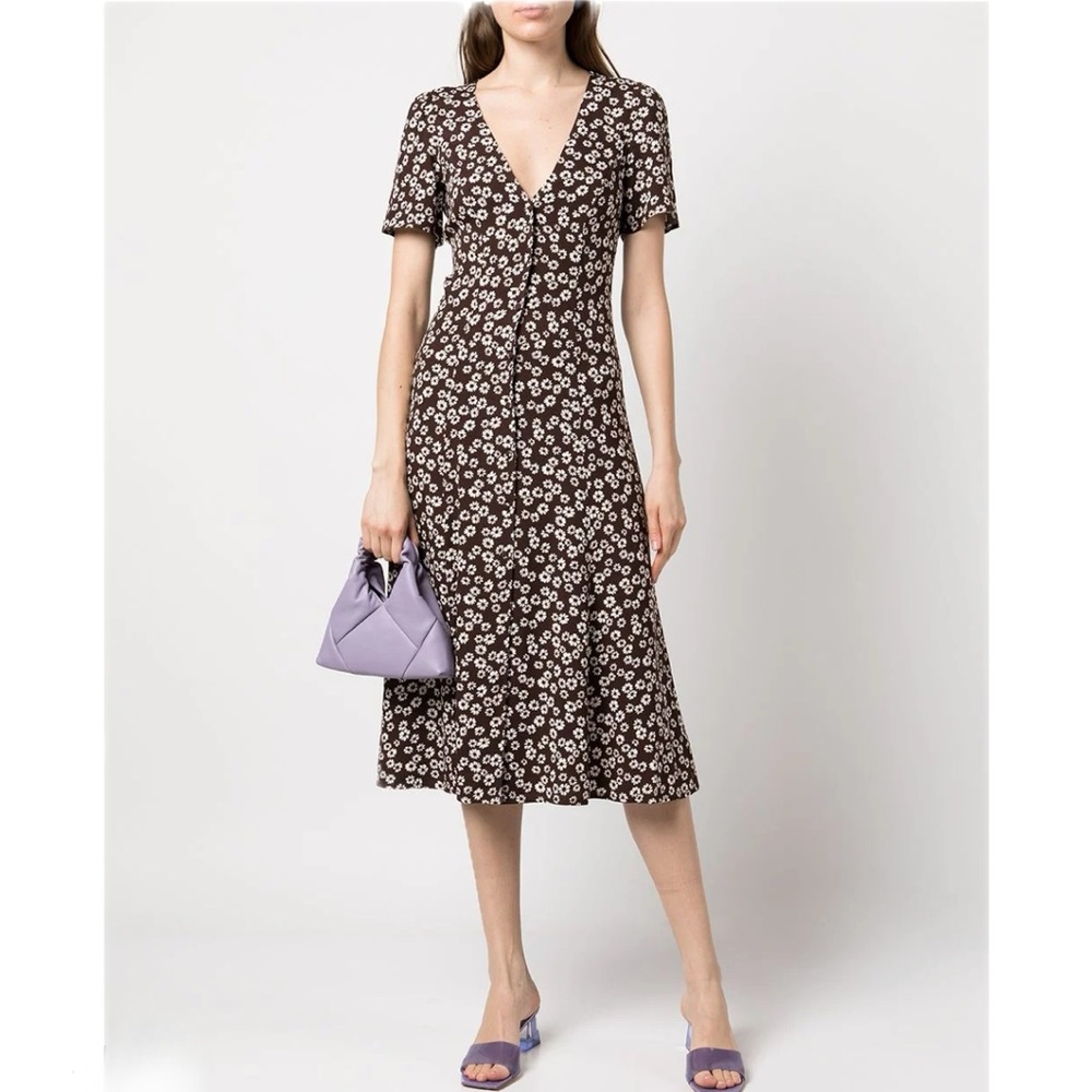 Reformation Locklin Dress in Au Lait